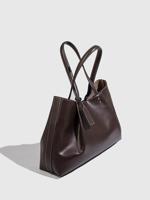 CELIA | Structured tote bag with textured finish