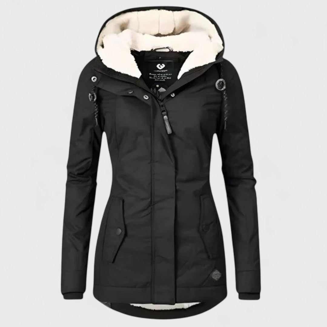Sophie – Waterproof Winter Jacket – Hooded Longline Design