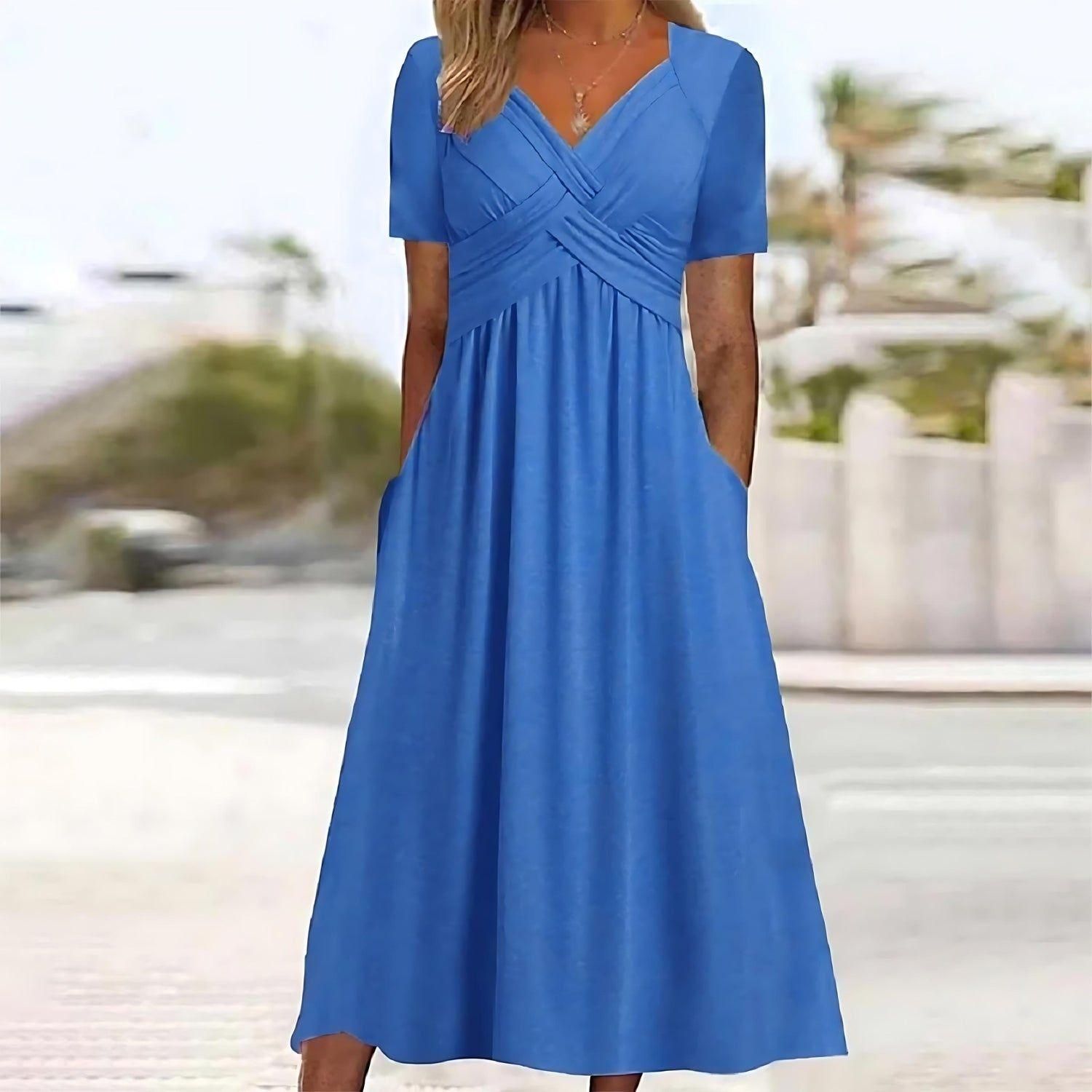 JAMAICA | A-line midi dress with tummy coverage
