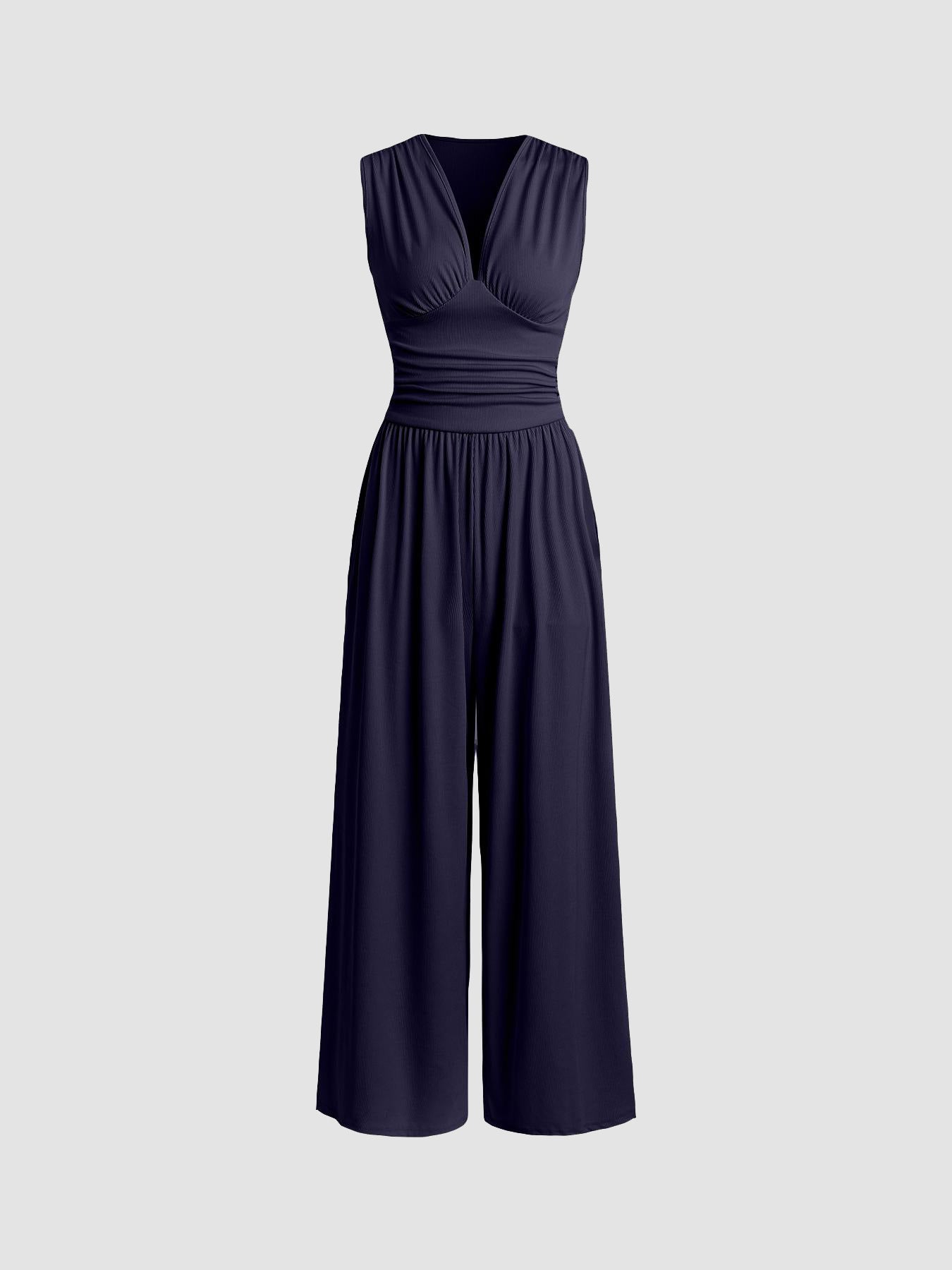 CHARITY | Sleeveless wide-leg jumpsuit for any occasion