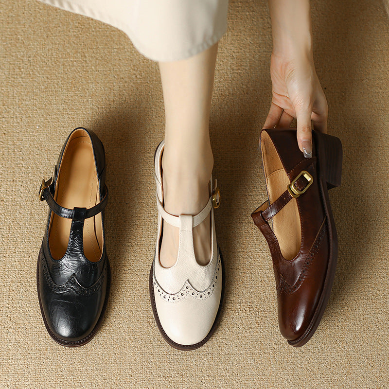 GIANNA | Mary Jane shoe with T-bar strap