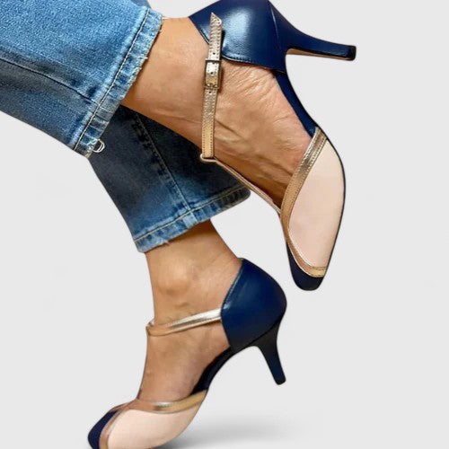 TAZARIAH | Refined T-strap heels with stable support