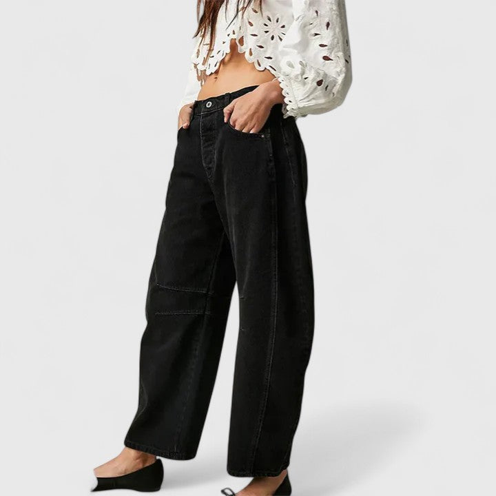 RAIN | Wide-leg pants with relaxed fit