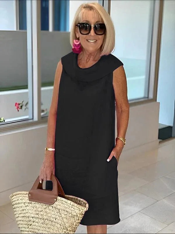NORA | Everyday column dress with pockets