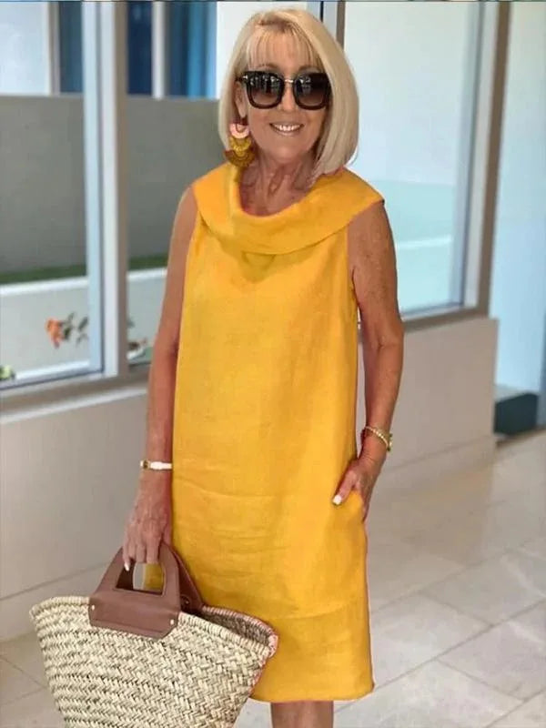 NORA | Everyday column dress with pockets