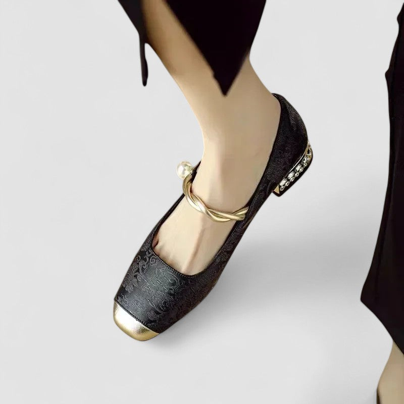 CHRYSTAHH | Mary Jane shoes with block heel