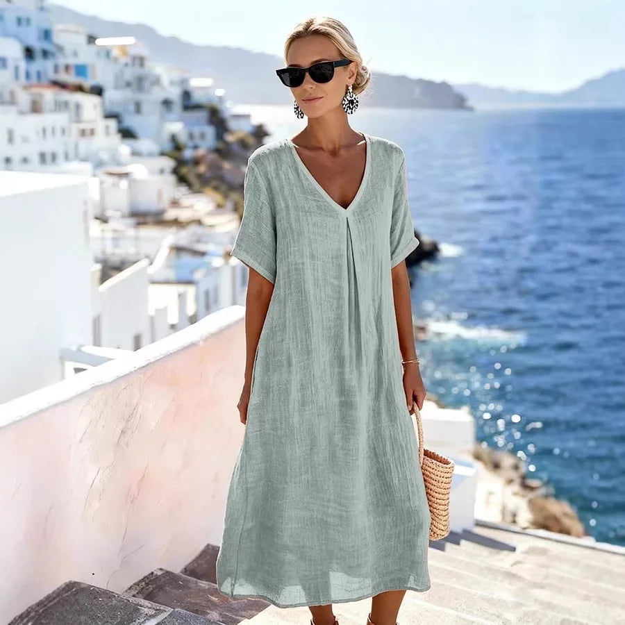 WRENLEY | Relaxed maxi dress with flowing silhouette