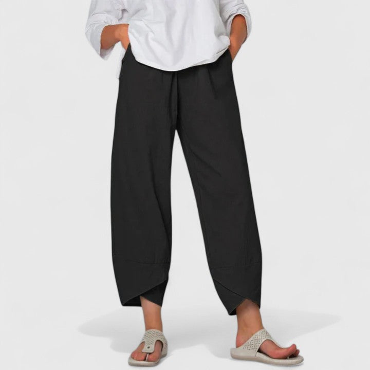 PRISM | Relaxed wide-leg pants with vintage print
