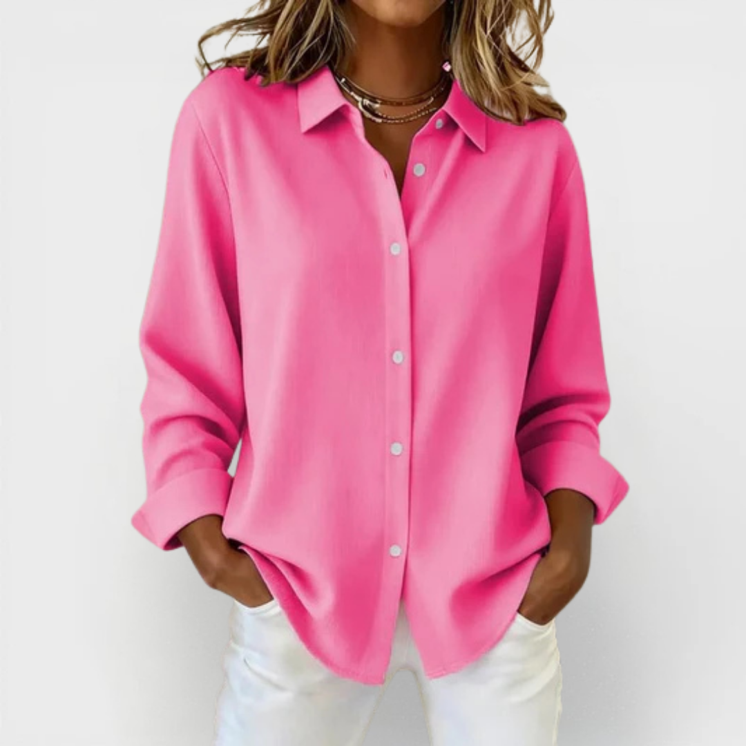 CECILIA | Tailored blouse with relaxed feminine fit