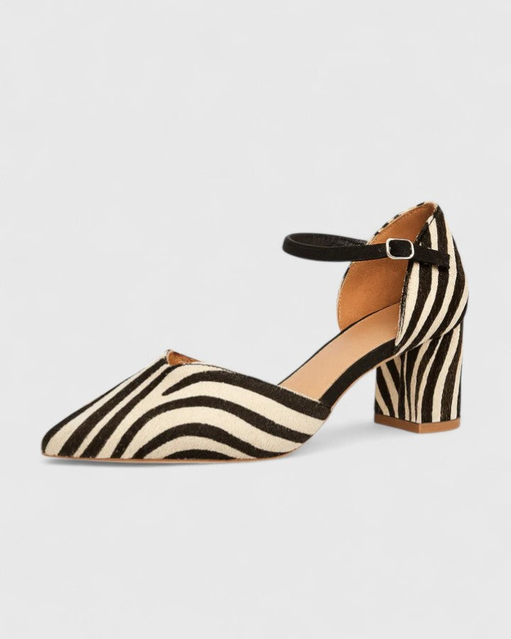BRAVELYNN | Block heel sandal with ankle strap
