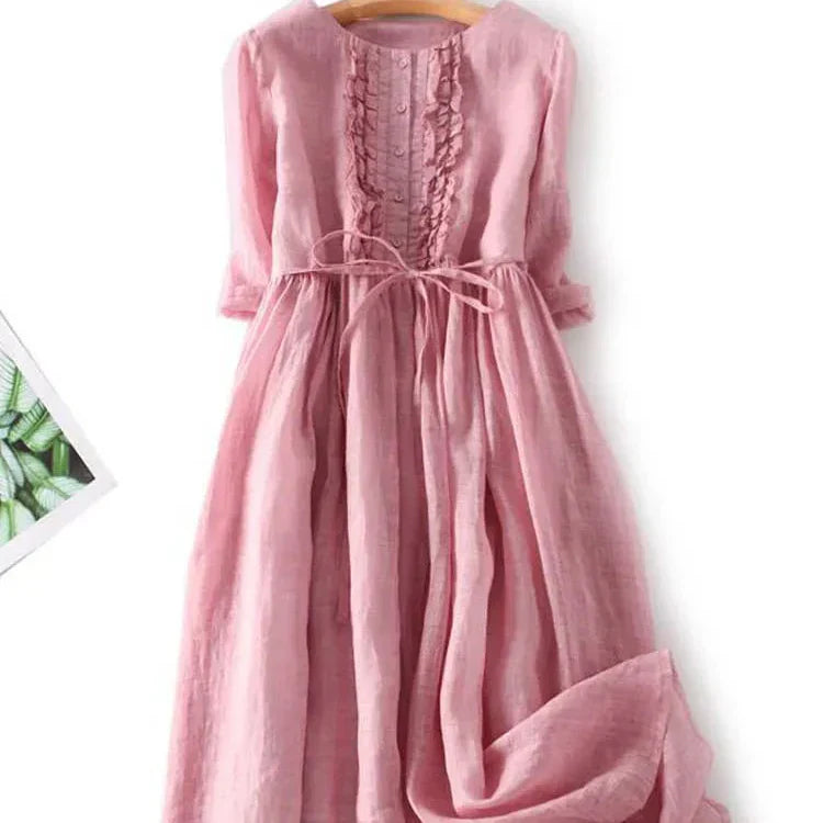 NADÈGE | Sleeveless maxi dress with flowing silhouette