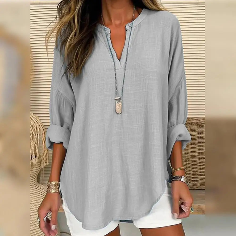 PENELOPE | Linen-look blouse for warm-weather days