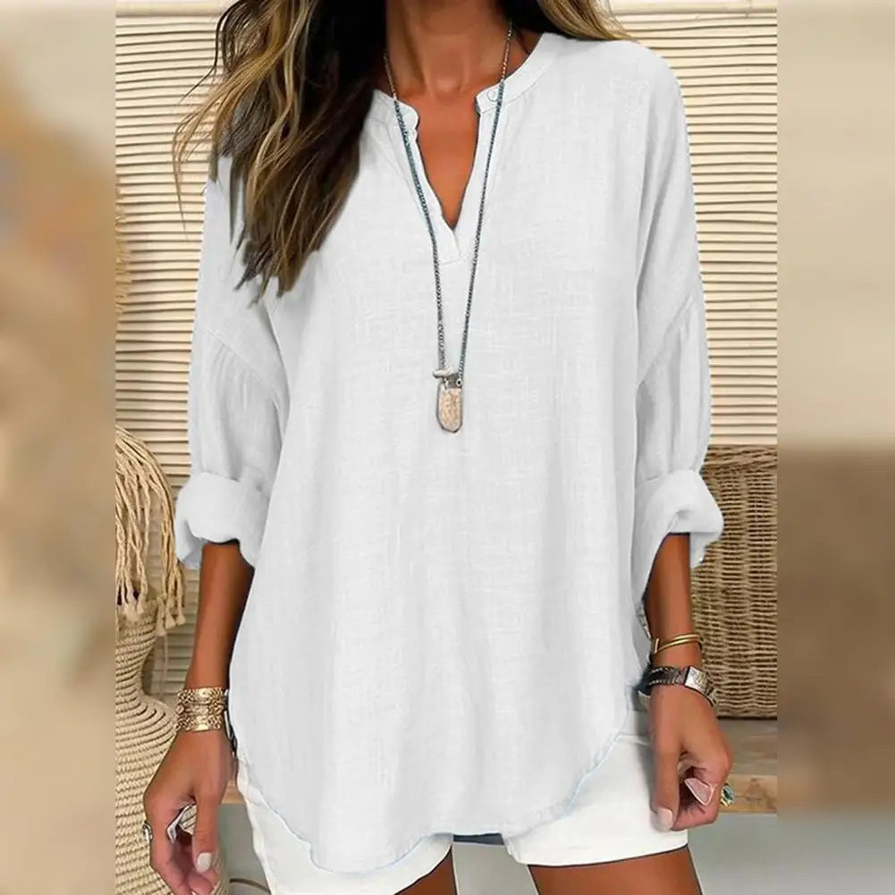 PENELOPE | Linen-look blouse for warm-weather days