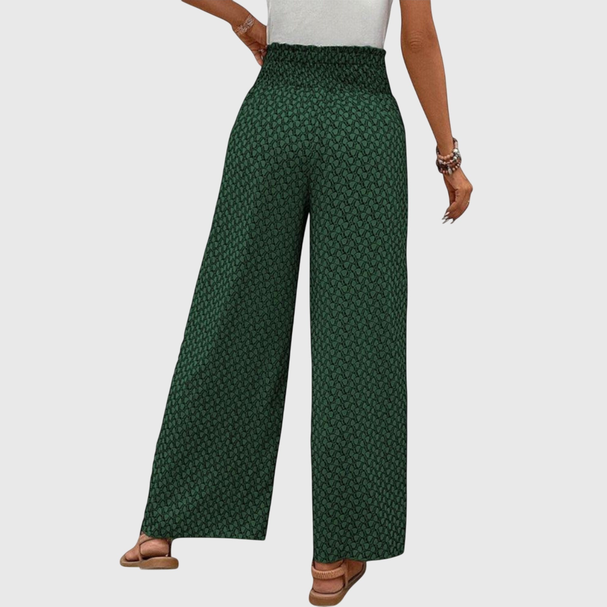 CHIARA | High-waist palazzo pants with wide leg