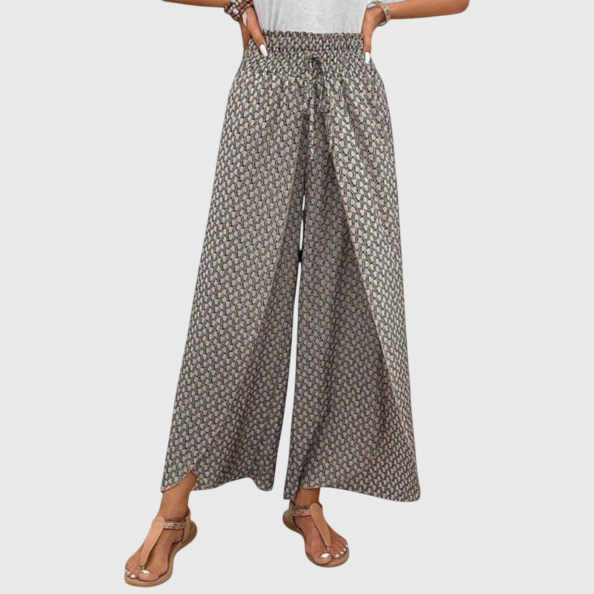CHIARA | Polished high-waist palazzo pants