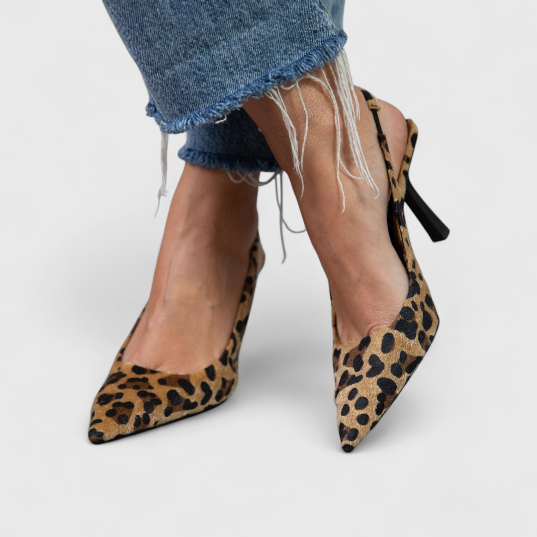ISABRIELLA | Stiletto heel with leopard slingback