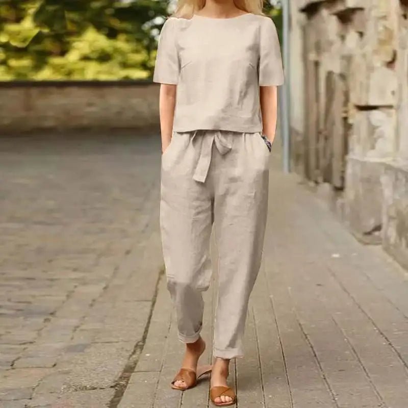 AVA | Brunch-ready two-piece set in soft fabric