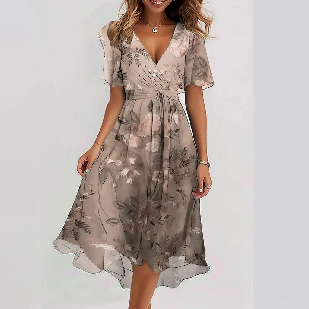 GRACE | Sleeveless summer dress in breathable fabric