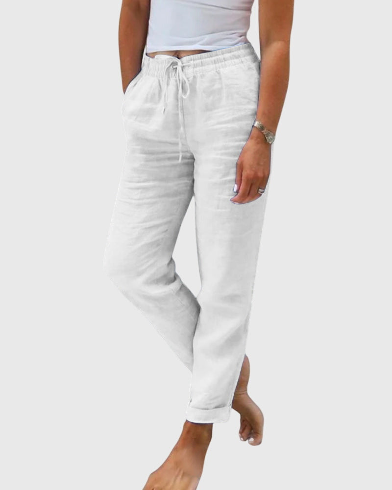 MARGARET | Everyday pants with elastic waistband