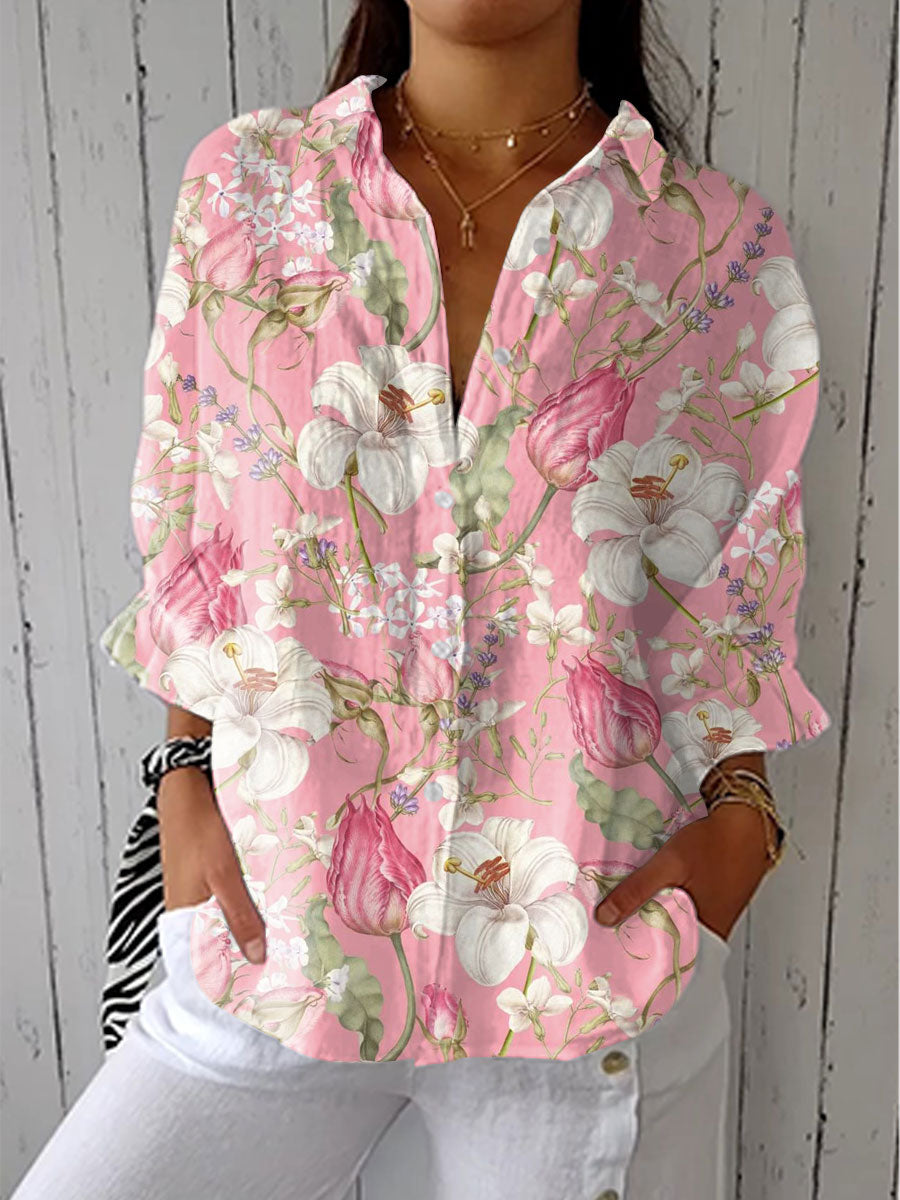 FRANCES | Lightweight blouse in soft-touch fabric