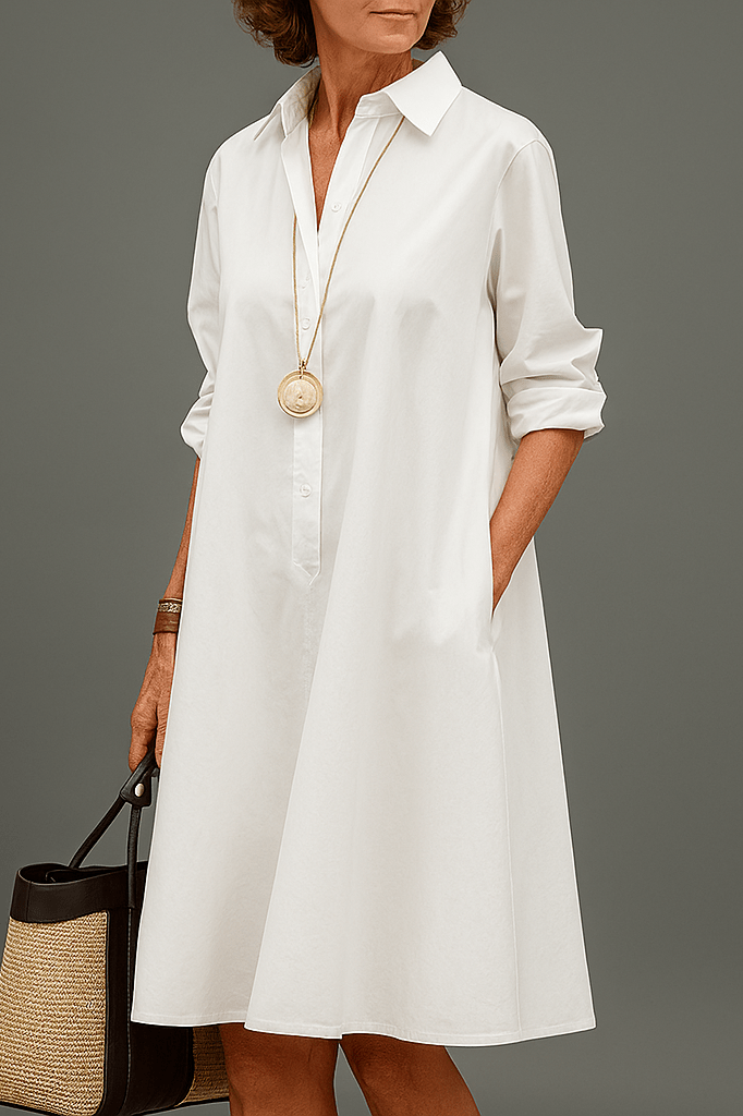 SADIE | Midi dress with relaxed fit