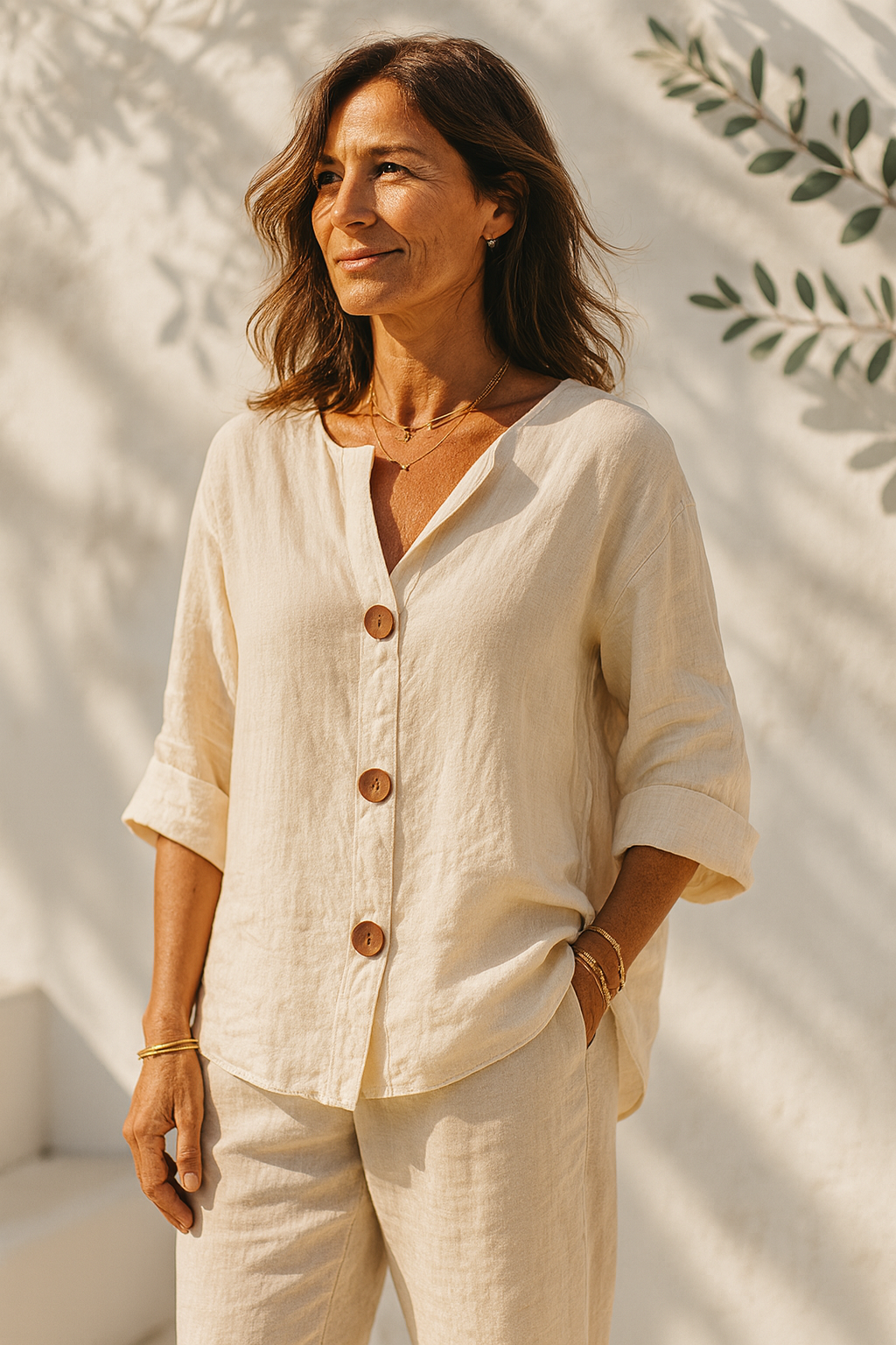 CLARA | Blouse with relaxed casual fit