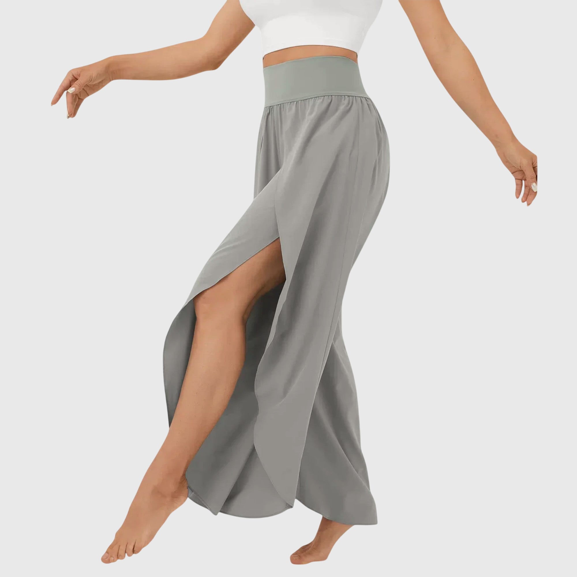 SKYLAR | Relaxed wide-leg pants with built-in shorts