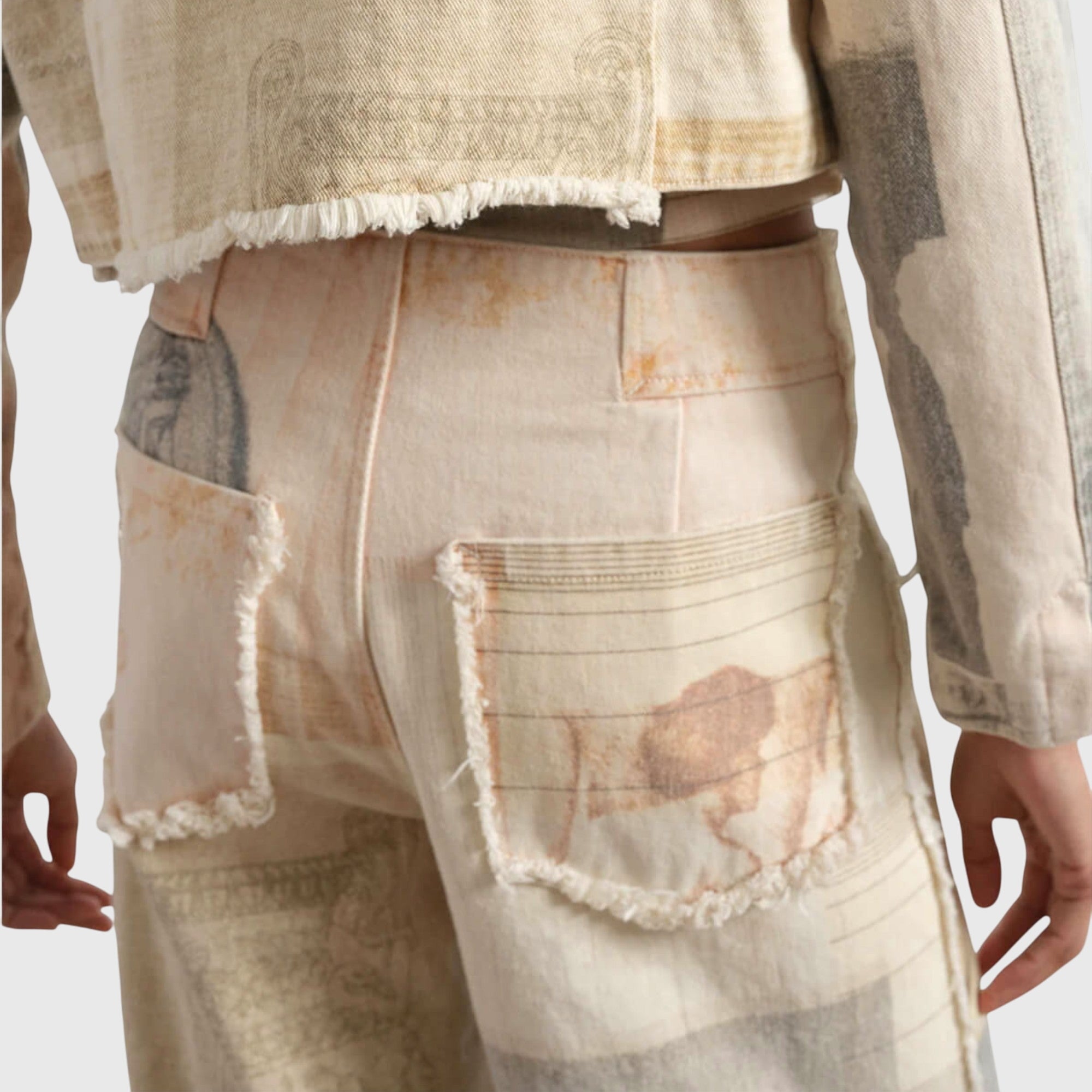 ALMA | Wide-leg pants with raw-cut hem