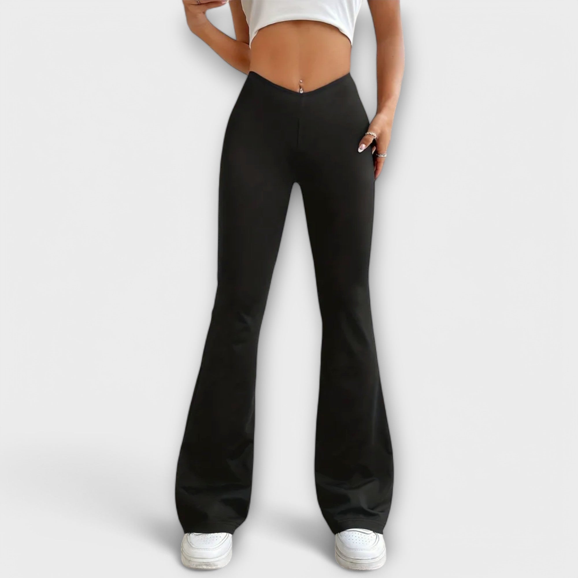 SERENA | Flared-leg pants with relaxed fit