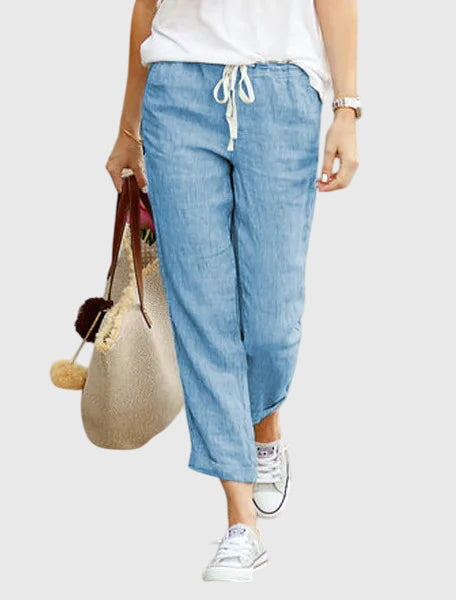 ZANRA | Lounge pants with elastic drawstring waist