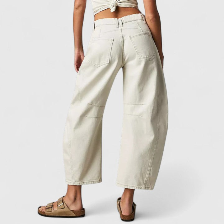 RAIN | Wide-leg pants with relaxed fit