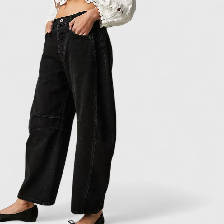 RAIN | Wide-leg pants with relaxed fit