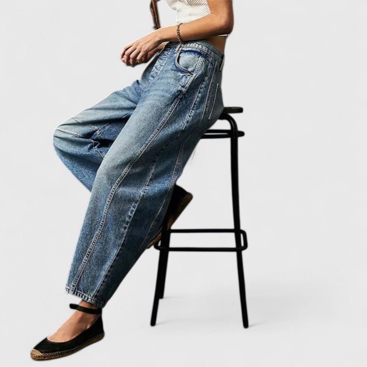 RAIN | Wide-leg pants with relaxed fit
