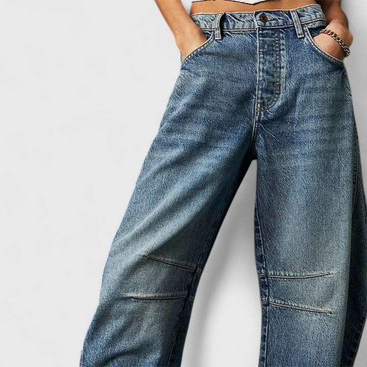 RAIN | Wide-leg pants with relaxed fit