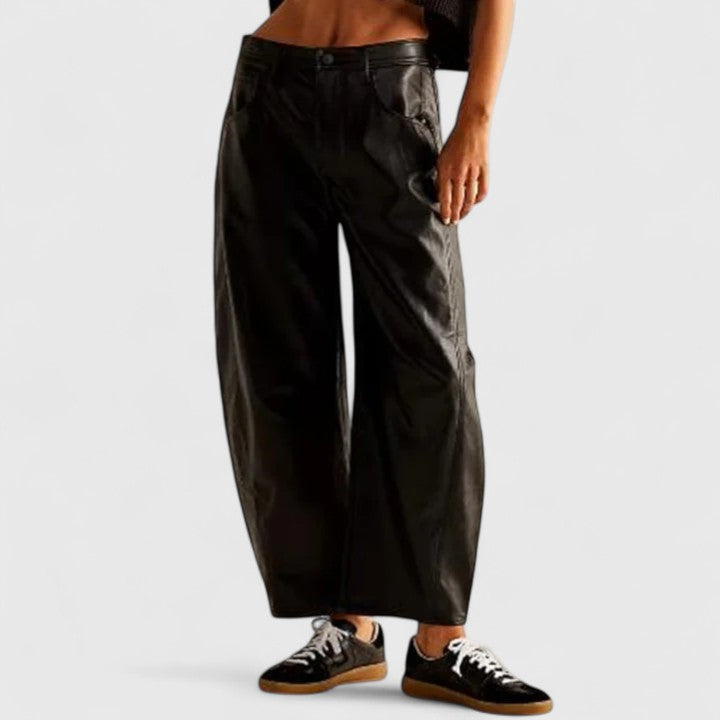 RAIN | Wide-leg pants with relaxed fit