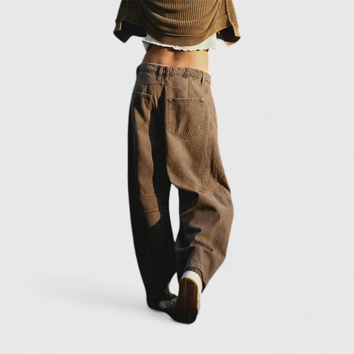 RAIN | Wide-leg pants with relaxed fit