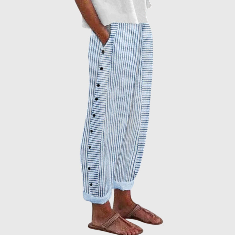 BERTHA | Wide-leg pants with elastic waistband