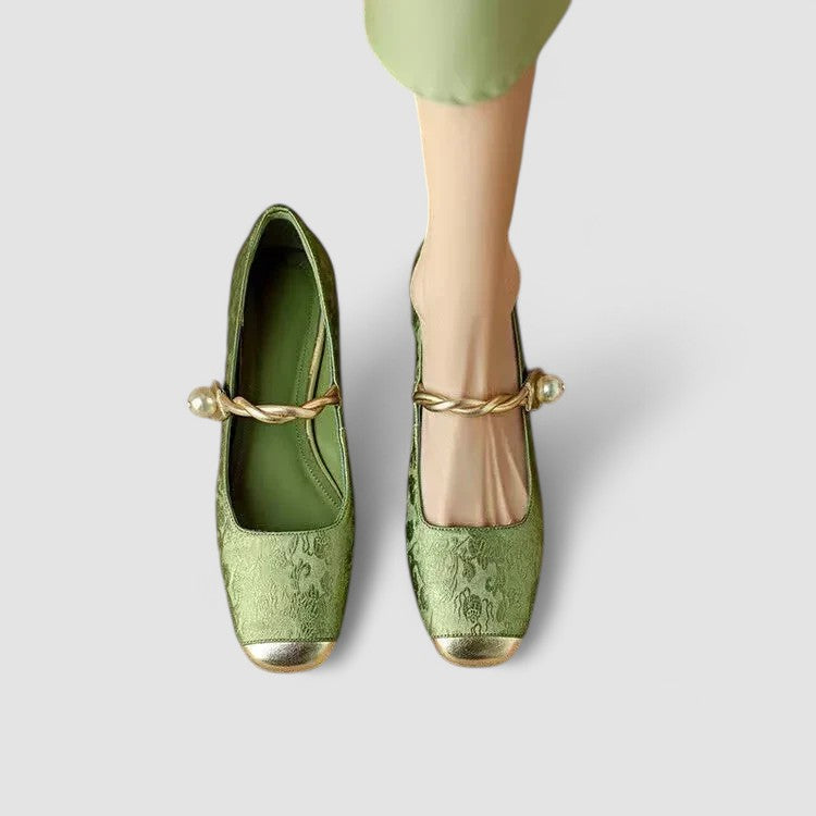 CHRYSTAHH | Mary Jane shoes with block heel