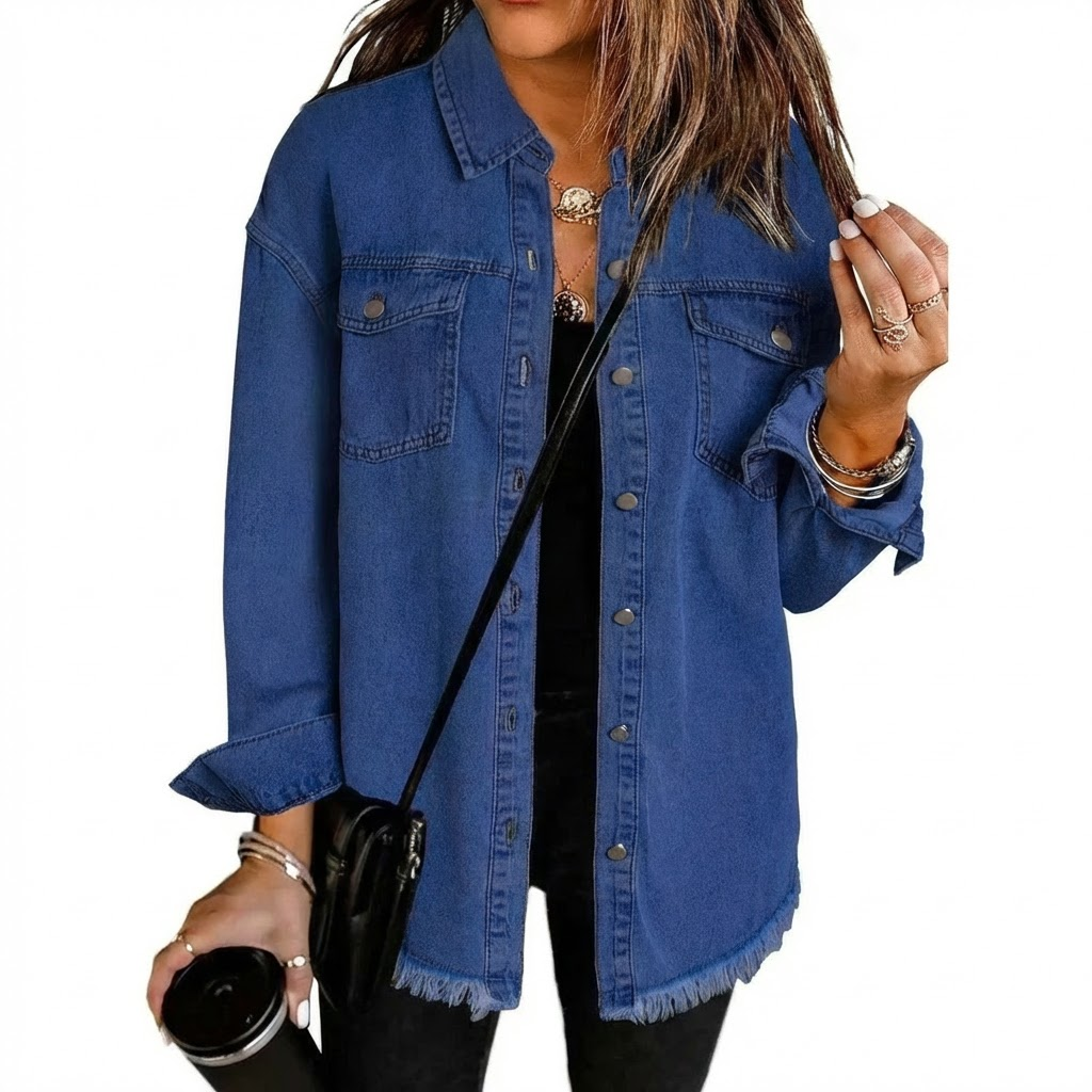 AUTUMN | Classic denim jacket with front pockets