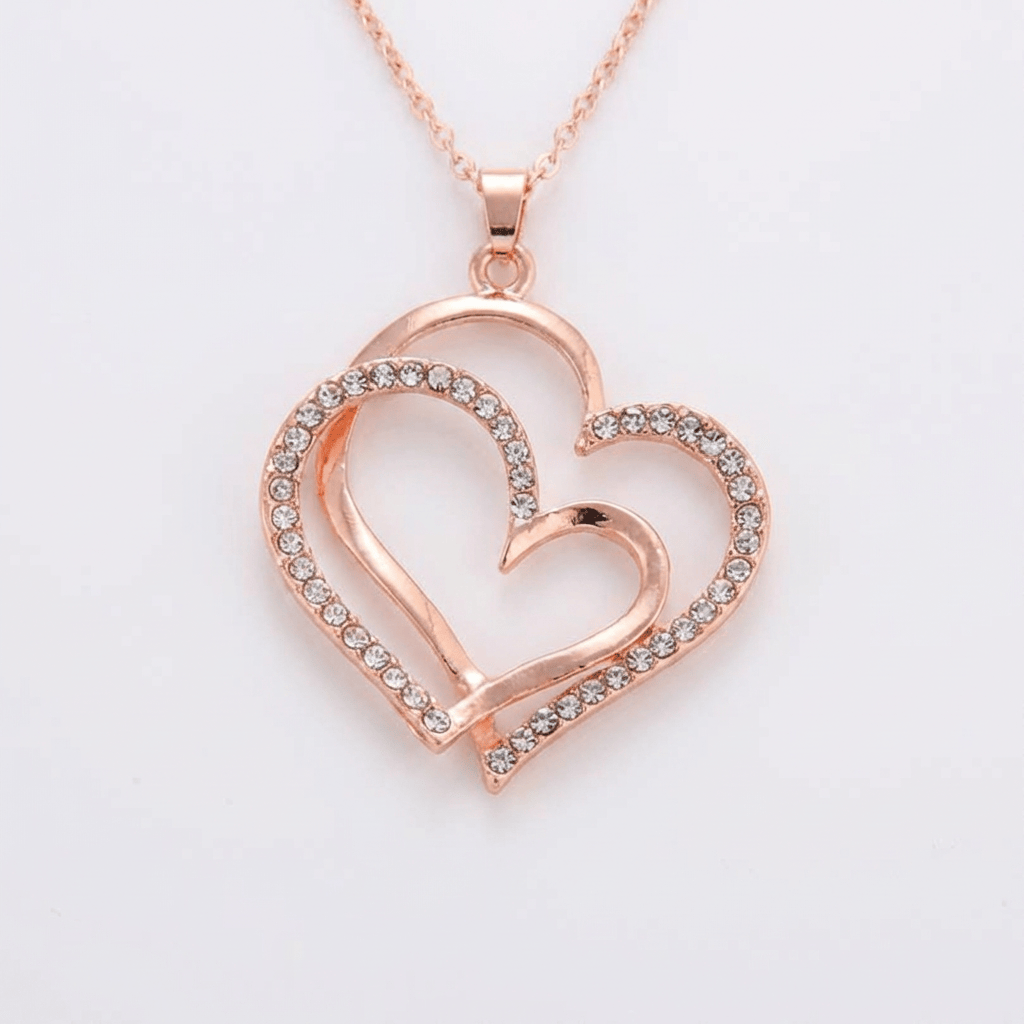 NOVA | Heart pendant necklace with zirconia stone