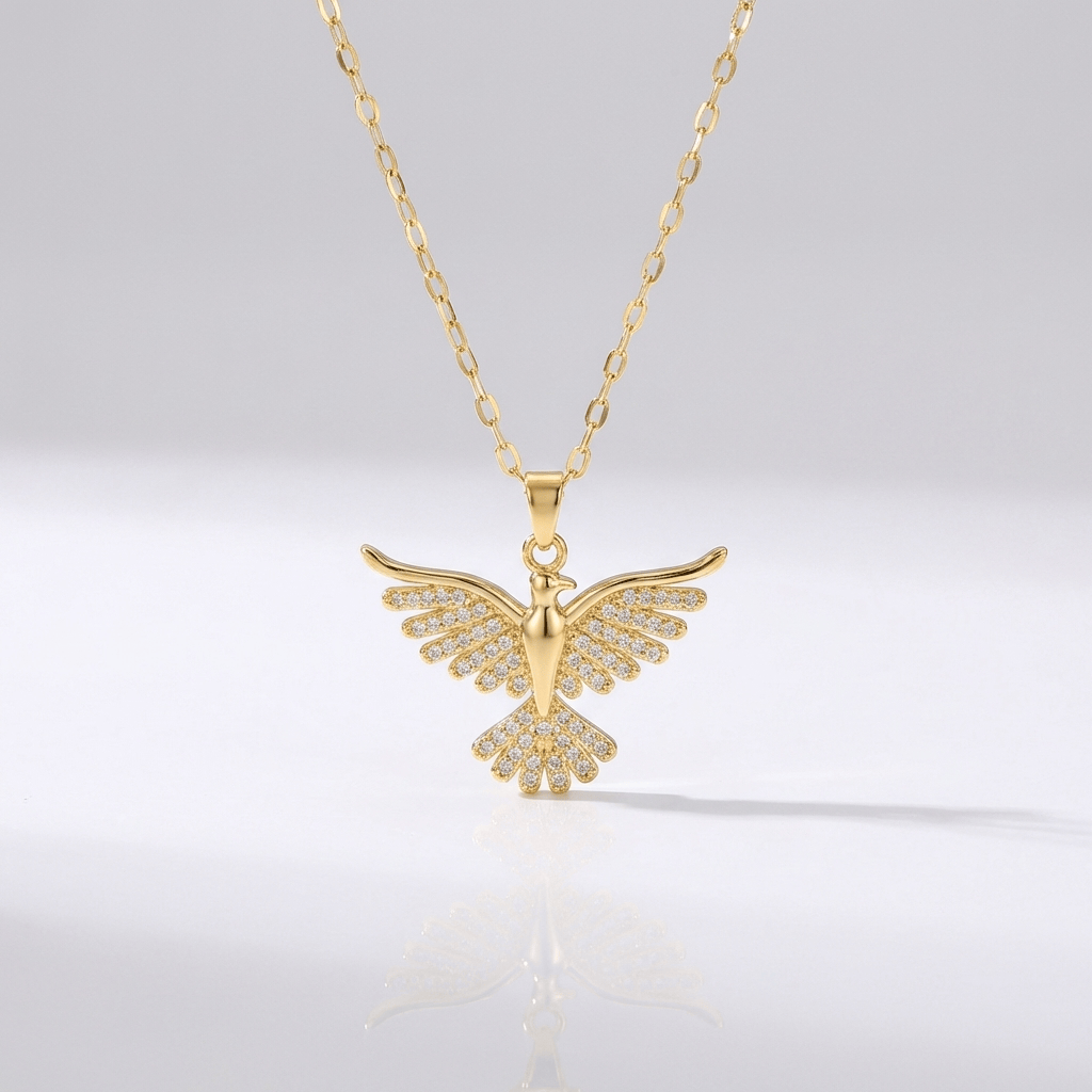 SKYE | Angel wing necklace for everyday wear