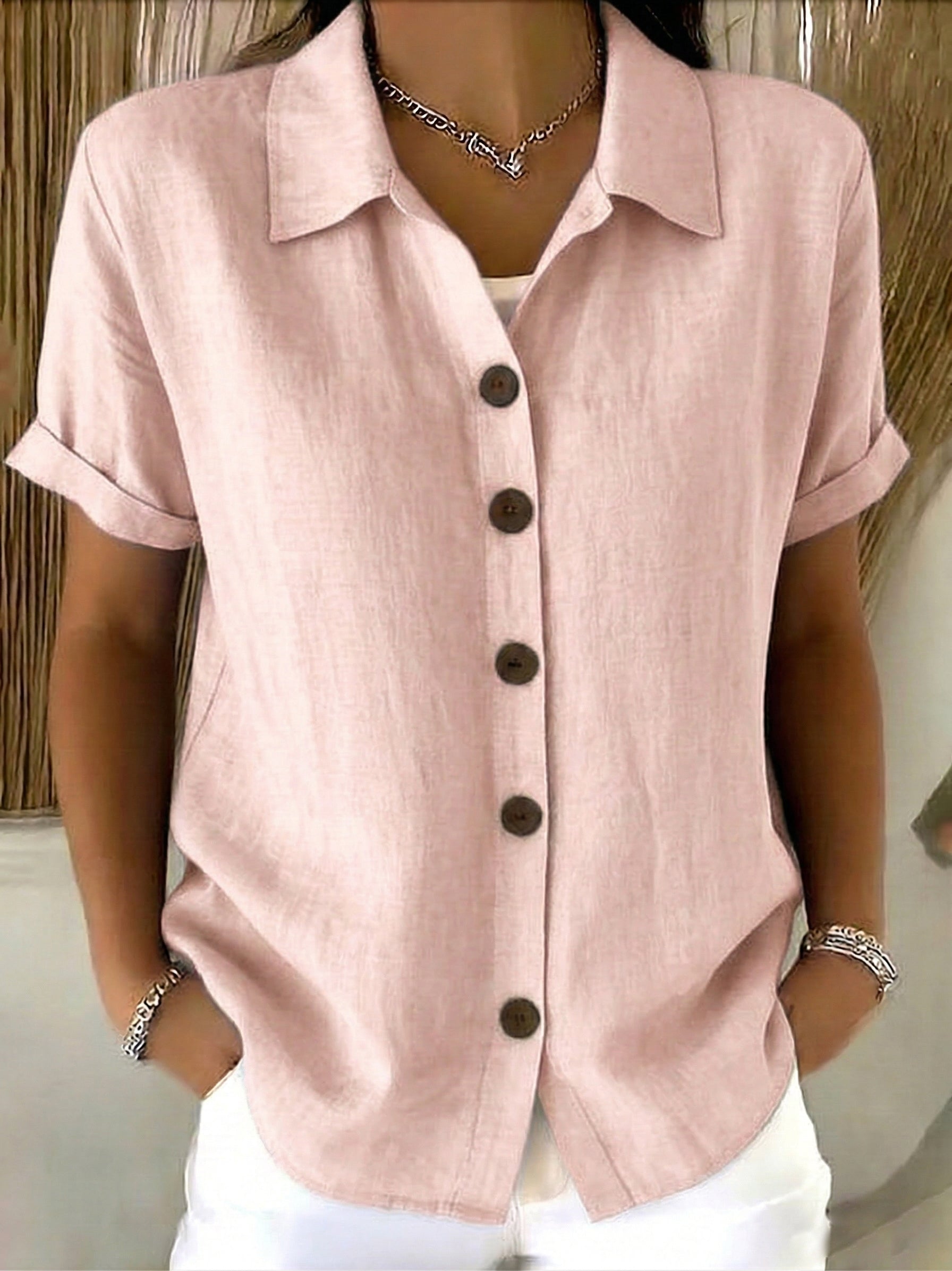 HARPER | Button-up shirt for weekend and summer wear