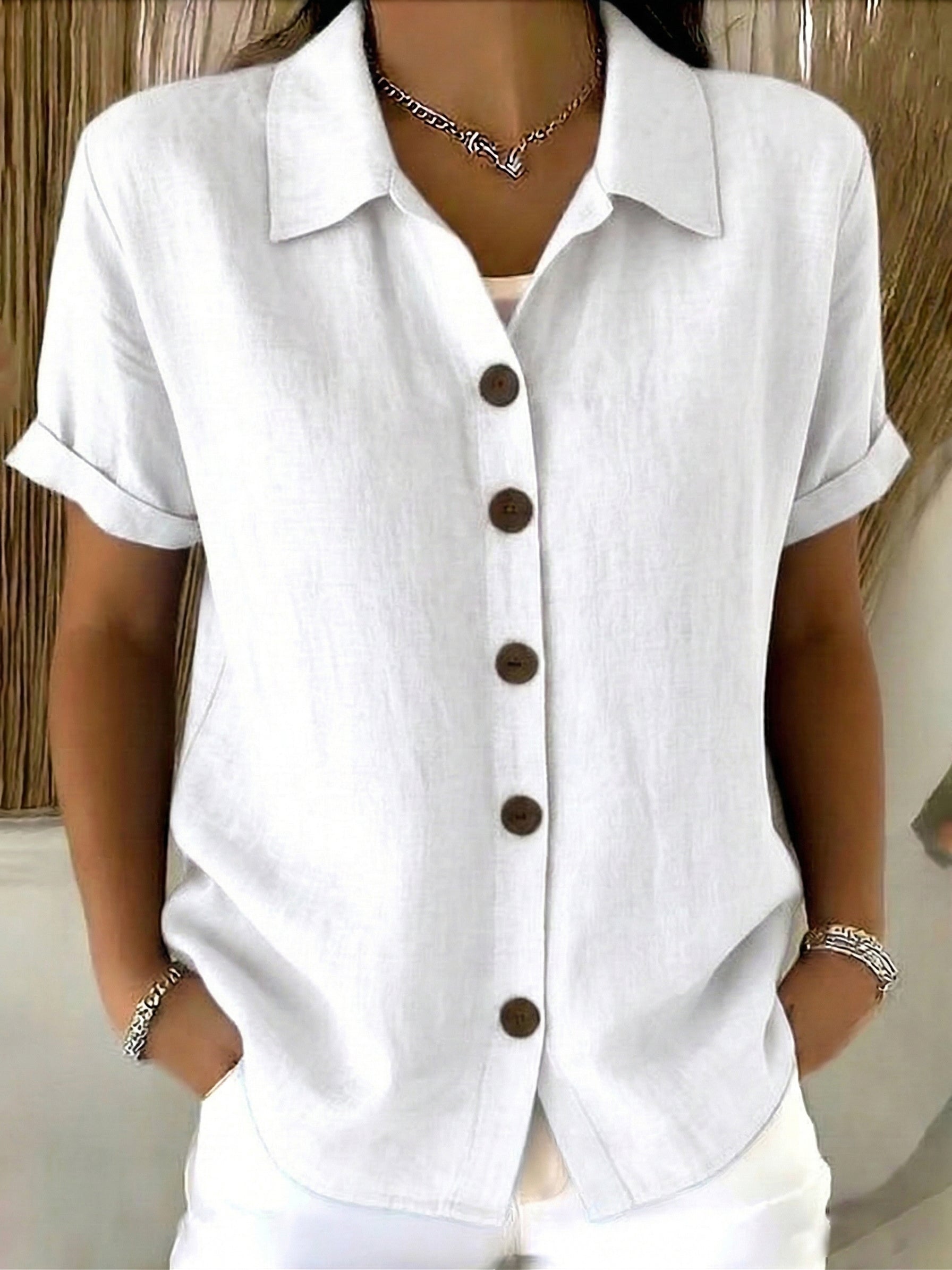 HARPER | Button-up shirt for weekend and summer wear