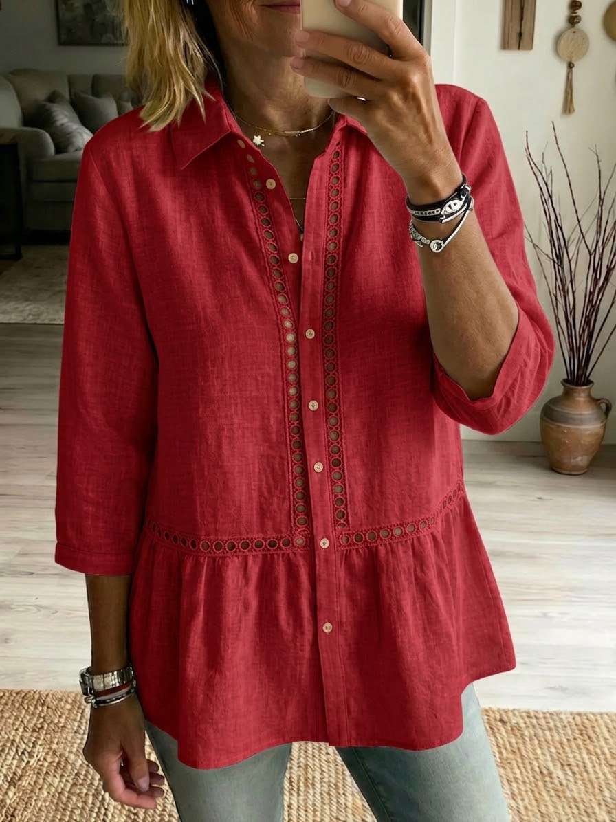 FRANKIE | Patchwork shirt for weekend and brunch