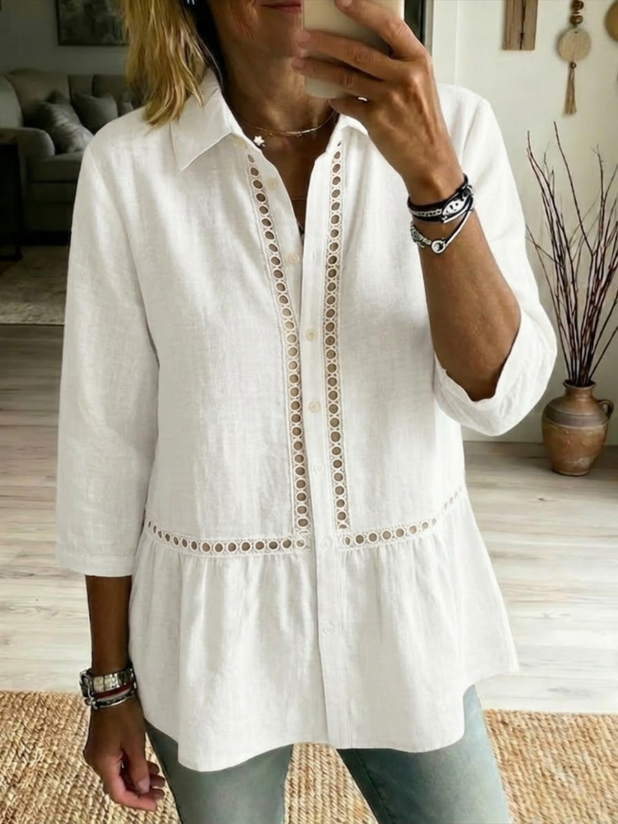 FRANKIE | Patchwork shirt for weekend and brunch