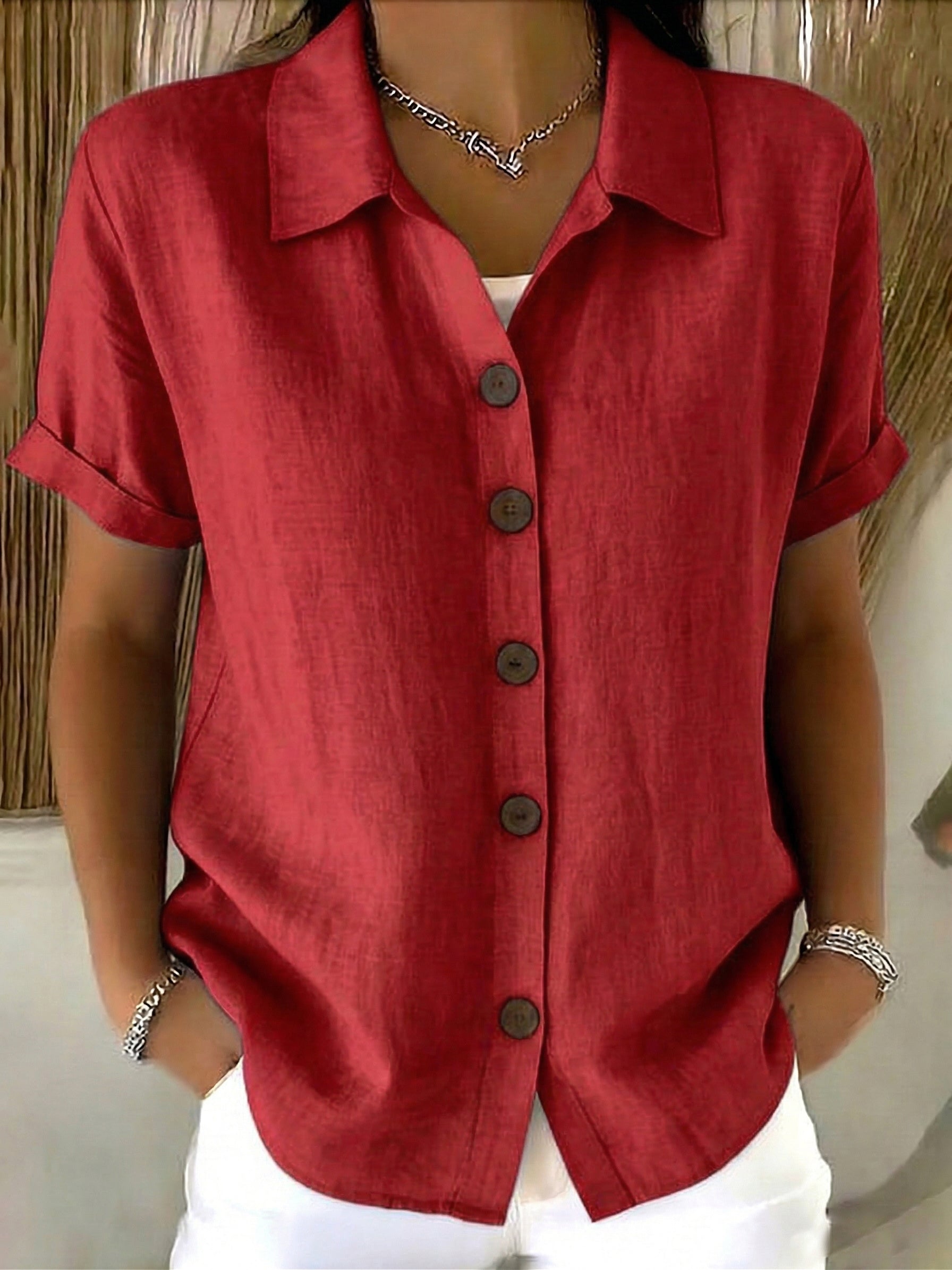 HARPER | Button-up shirt for weekend and summer wear