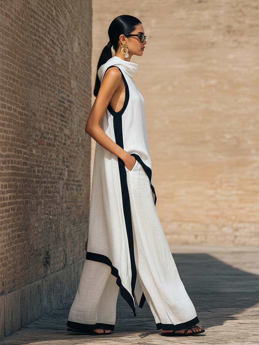 EDEN | Relaxed two-piece with wide-cut pants