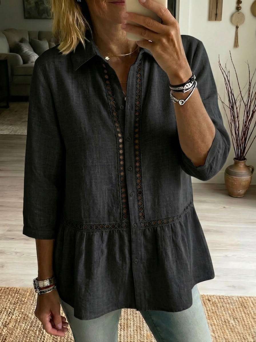 FRANKIE | Patchwork shirt for weekend and brunch