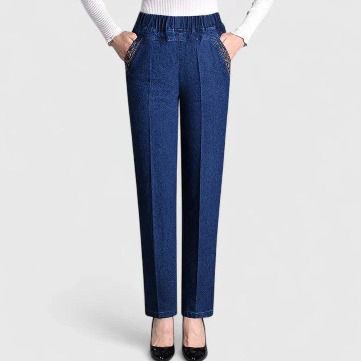 FLORALYSSA | Everyday pants with elastic waist