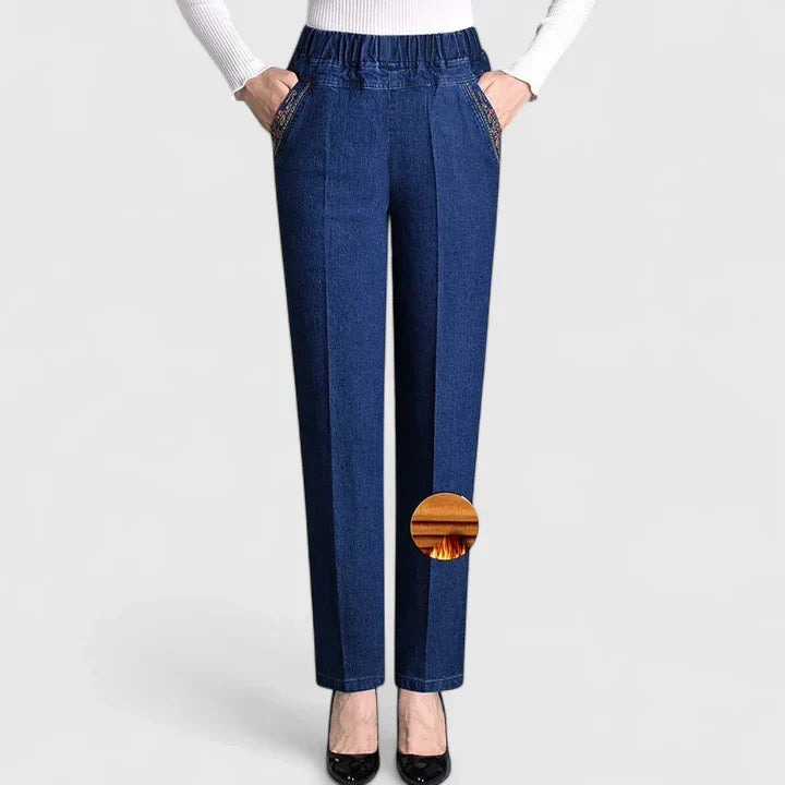 FLORALYSSA | Everyday pants with elastic waist